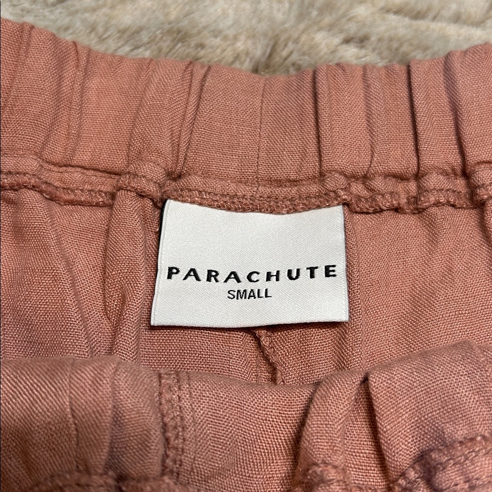 Parachute Linen Shorts In Clay Pink Women’s Size Small - Picture 5 of 7